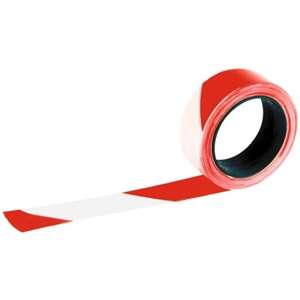 Image du produit RUBAN DE SIGNALISATION ROUGE/BLANC L.50MMX500M