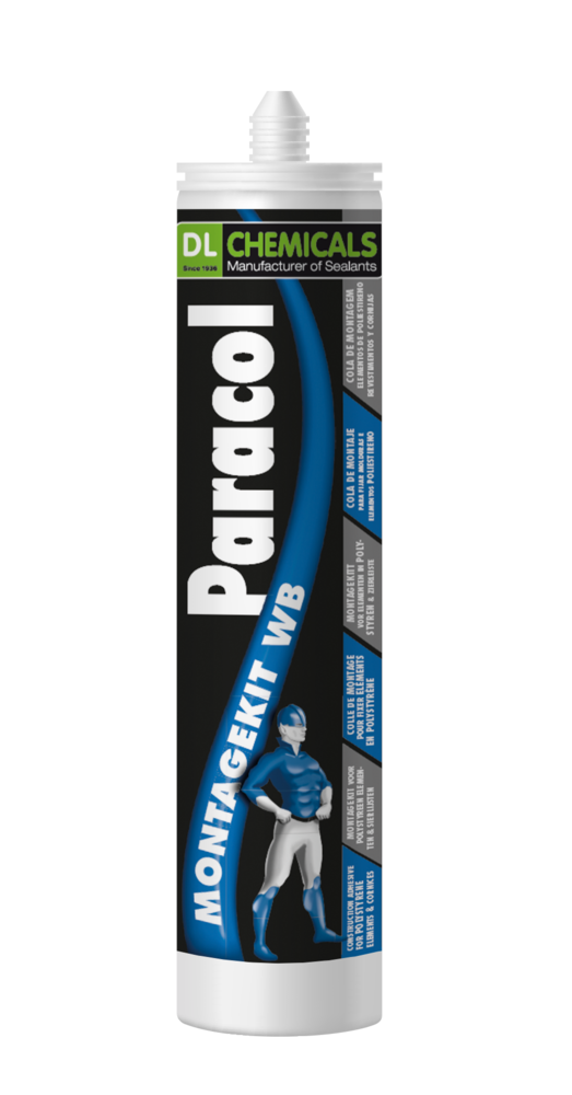 Image du produit COLLE DE MONTAGE "PARACOL MONTAGEKIT WB" - BLANC - CARTOUCHE 310ml