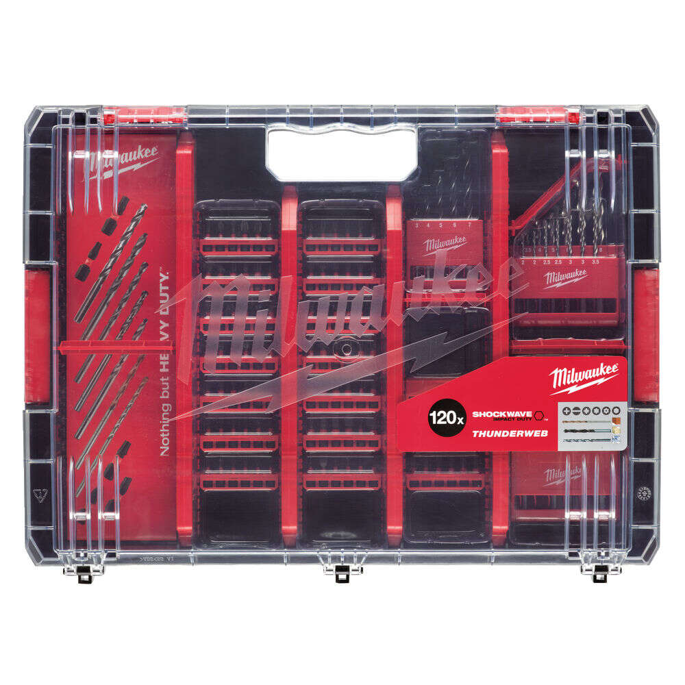 Image du produit COFFRET HD BOX ACCESSOIRES 120 PIÈCES MILWAUKEE