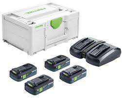 Image produit SET ENERGIE 4 BATTERIE 4,0Ah HPI-ASI + 1 CHARGEUR DOUBLE TCL6 + SYSTAINER